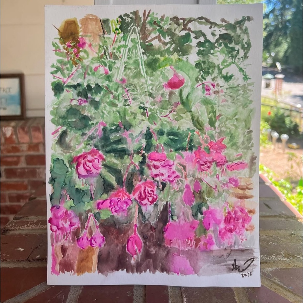 Handpainted Floral Watercolor